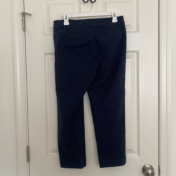 Loft Curvy Fit Riviera Slim Pant Navy Blue - Picture 2 of 4